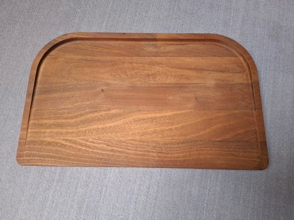 Massief houten snijplank, nieuw, 43.5x26.5x3 cm, Snij-/serveerplank, Ophalen of Verzenden, Nieuw, Hout