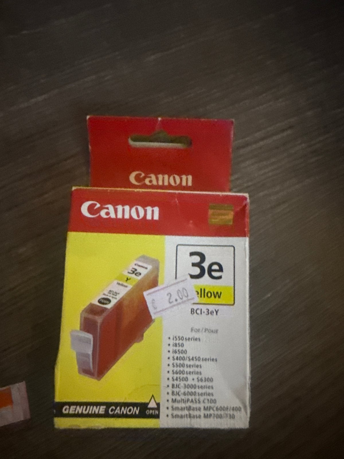 Canon BCI-3eY Gele Inktcartridge - Nieuw in Doos, Ophalen of Verzenden, Nieuw, Cartridge