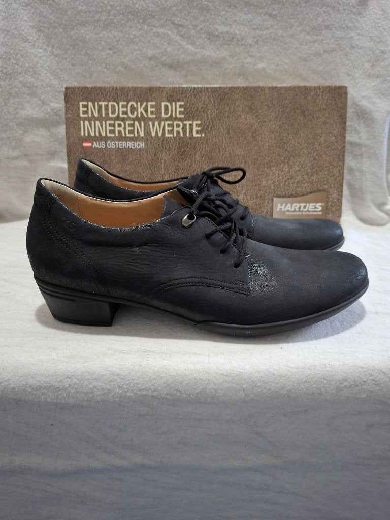 1652 NIEUW Hartjes schoenen maat 43.5 Uitneembaar voetbed G, Kleding | Dames, Schoenen, Schoenen met lage hakken, Zwart, Nieuw
