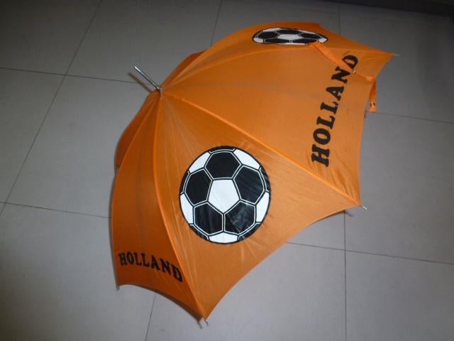 SPLINTERNIEUW 1 VOETBAL PARAPLU oranje Holland NEDERLAND, Sieraden, Tassen en Uiterlijk, Paraplu's, Ophalen of Verzenden, Nieuw