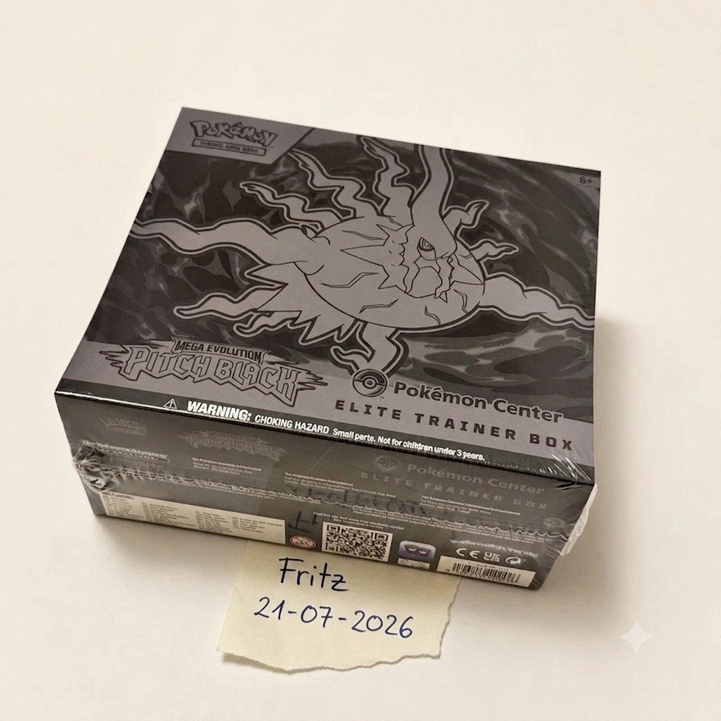 Pitch Black Pokémon Center ETB - Mega Evolution Darkrai, Ophalen of Verzenden, Nieuw, Overige typen