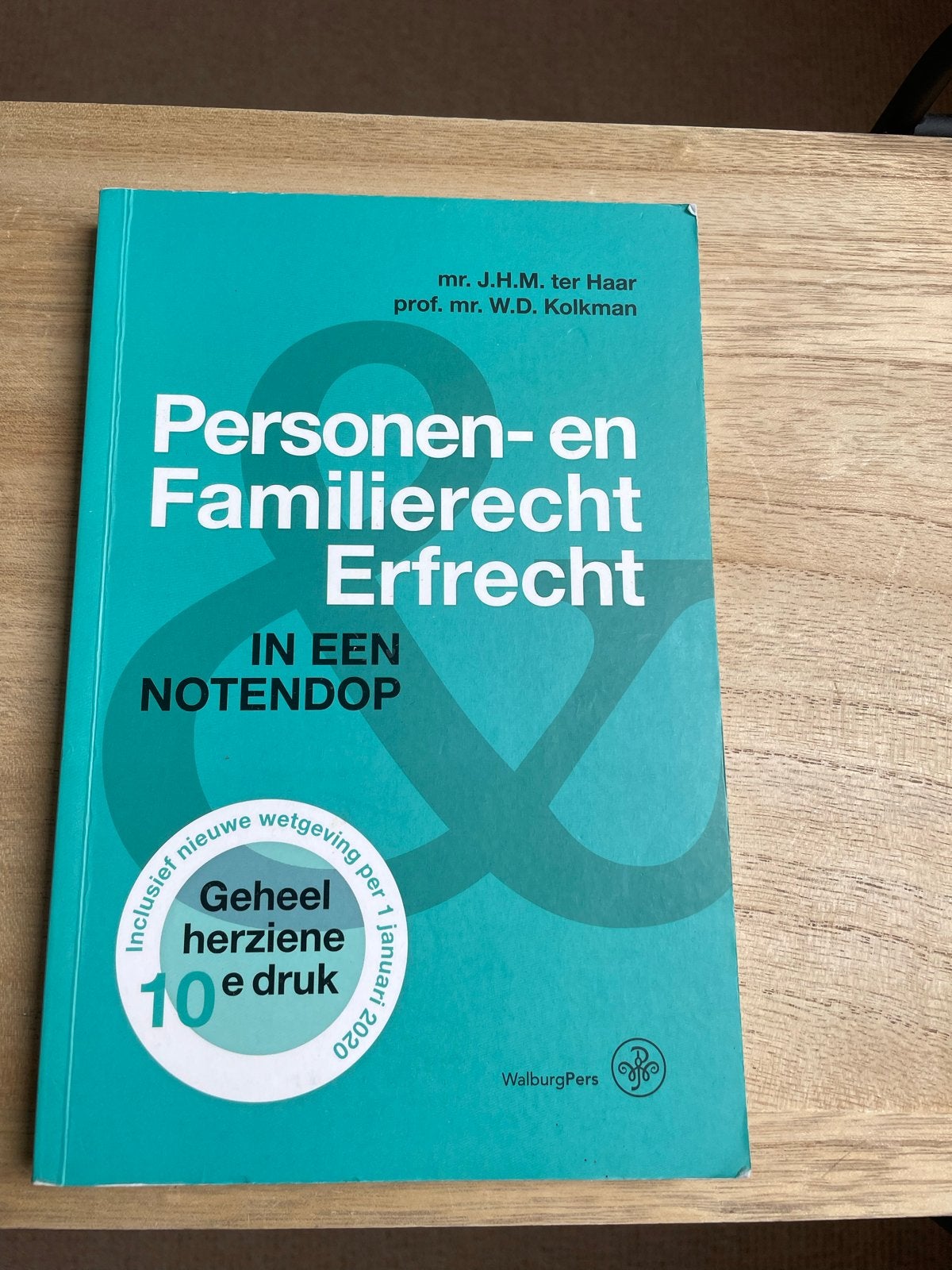 Personen- en Familierecht Erfrecht in een Notendop, Ophalen of Verzenden, Gamma, Nieuw, Niet van toepassing