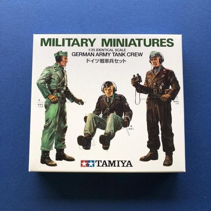 Tamiya	35001	German Army Tank Crew	1/35, Verzenden, Nieuw, 1:35 tot 1:50