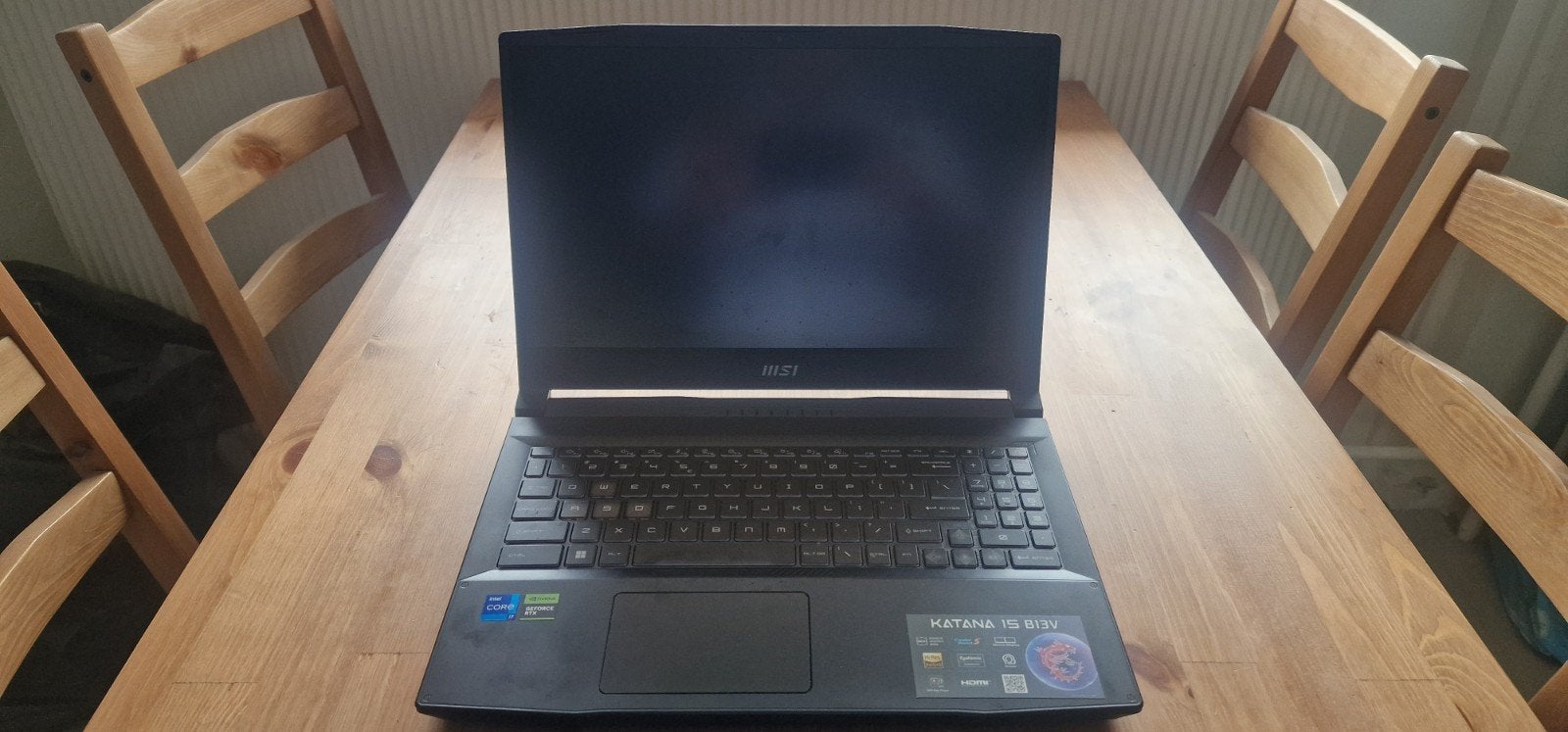 MSI Katana 15 B13V Gaming Laptop met accessoires, Computers en Software, Windows Laptops, Ophalen, Zo goed als nieuw, Gaming, SSD