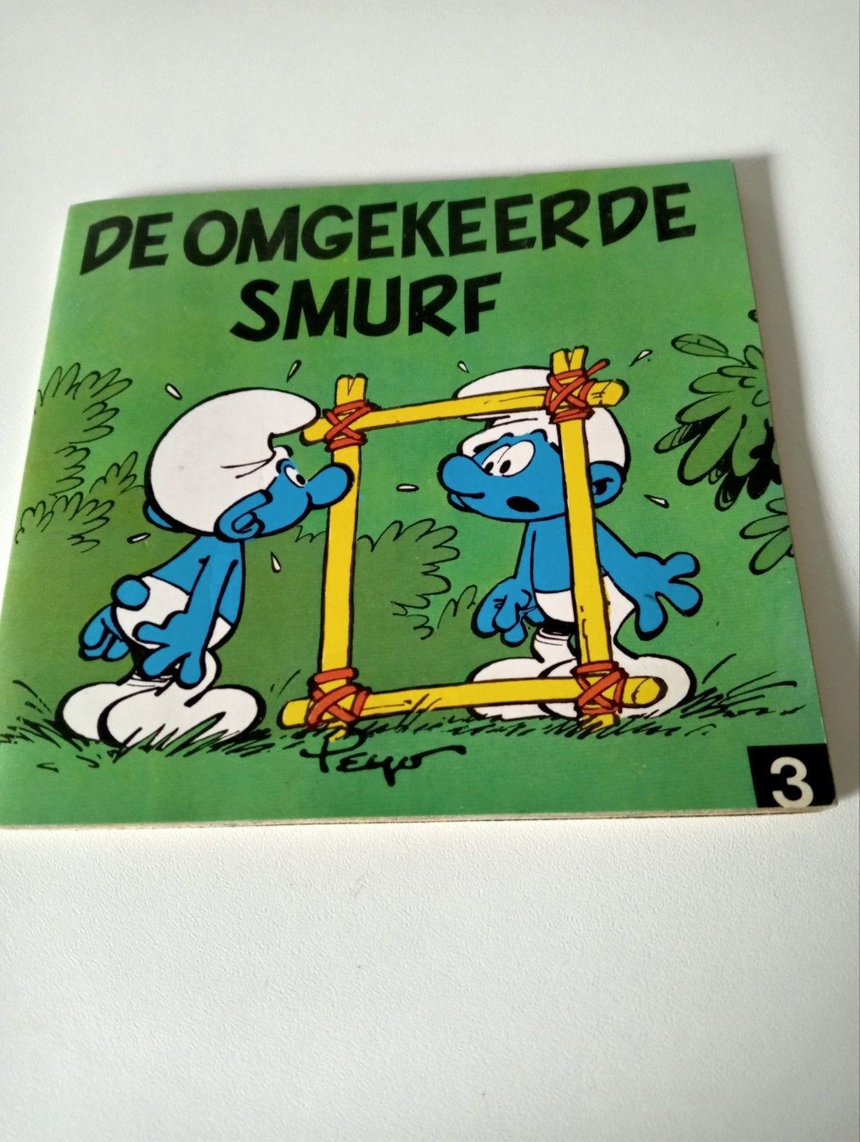 De Omgekeerde Smurf - Smurfen Miniboekje 3, Peyo, Eén stripboek, Nieuw, Ophalen of Verzenden