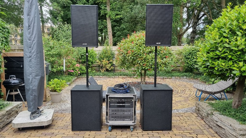 Speaker set geluid installatie P.A Geluid voor Band of Dj, Ophalen, Gebruikt, Audio