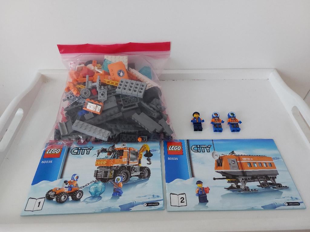 Lego City 60035 Arctic Outpost / Arctische buitenpost, Compleet, City, Gebruikte blokjes met nopjes, Lego