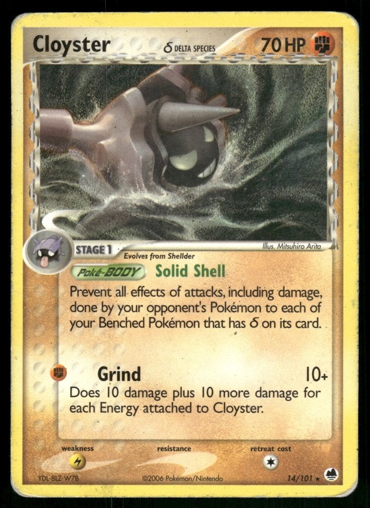 Cloyster δ 14/101 - Dragon Frontiers (Fair), Verzenden, Gebruikt