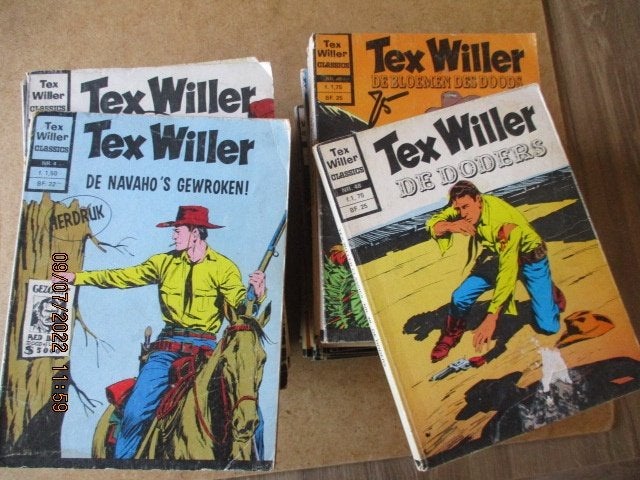 adv6724 tex willer, Boeken, Stripboeken, Gelezen, Eén stripboek, Ophalen