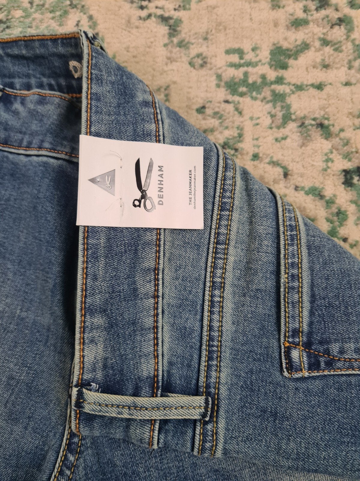 Denham Monroe Girlfriend Tapered Fit W30 L30 Tulsi3030, Denham, Blauw, Nieuw, Ophalen of Verzenden