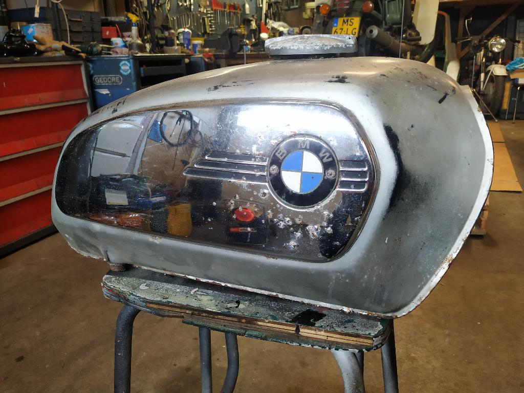 Benzinetank BMW /5 chromen versie, Ophalen, Gebruikt