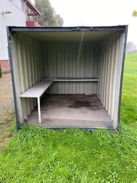 abri, rookhok, rookruimte, bushalte, overkapping, dug-out, Ophalen of Verzenden