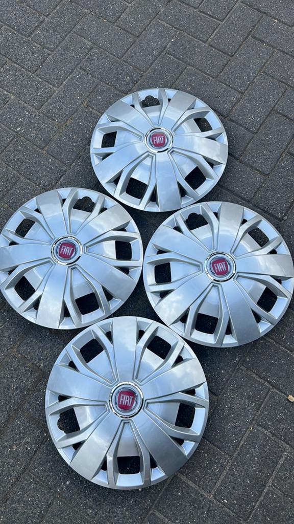 Set BOLLE Fiat Wieldoppen 16 inch 4 stuks, Auto diversen, Wieldoppen, Ophalen of Verzenden, Nieuw