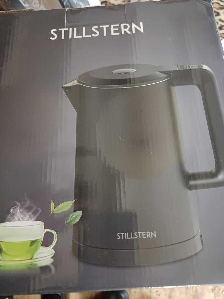 Stillstern Turbo-Heat "PURE" waterkoker - Nieuw in doos, 1 tot 2 liter, Ophalen of Verzenden, Nieuw, Draadloos