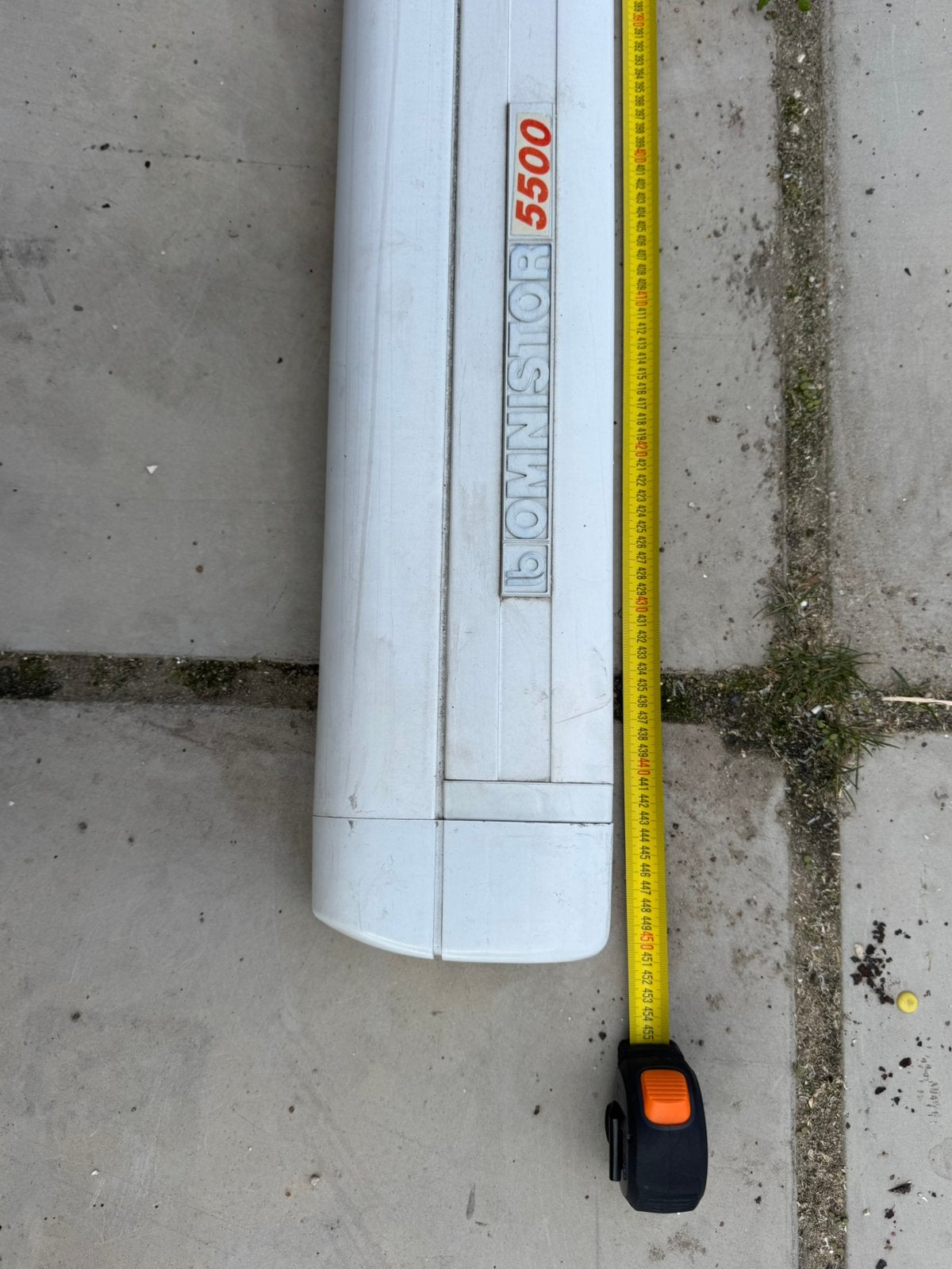 Thule Omnistor 5500 cassette luifel 450mm camper ( fiamma ), Ophalen, Gebruikt