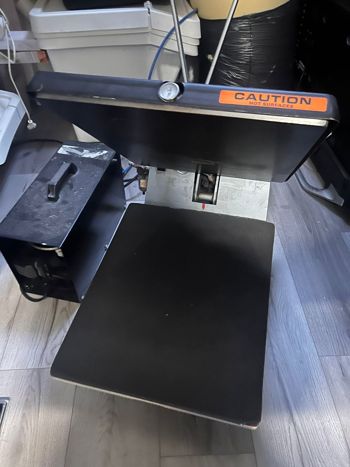 Transferpers, compressor, incl meer dan 1000 shirts, Ophalen, Zo goed als nieuw