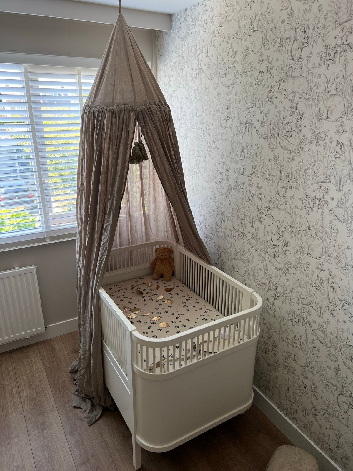 Sebra Kili baby & junior meegroeibed wit incl matras, 70 tot 85 cm, Zo goed als nieuw, Minder dan 140 cm, Ophalen