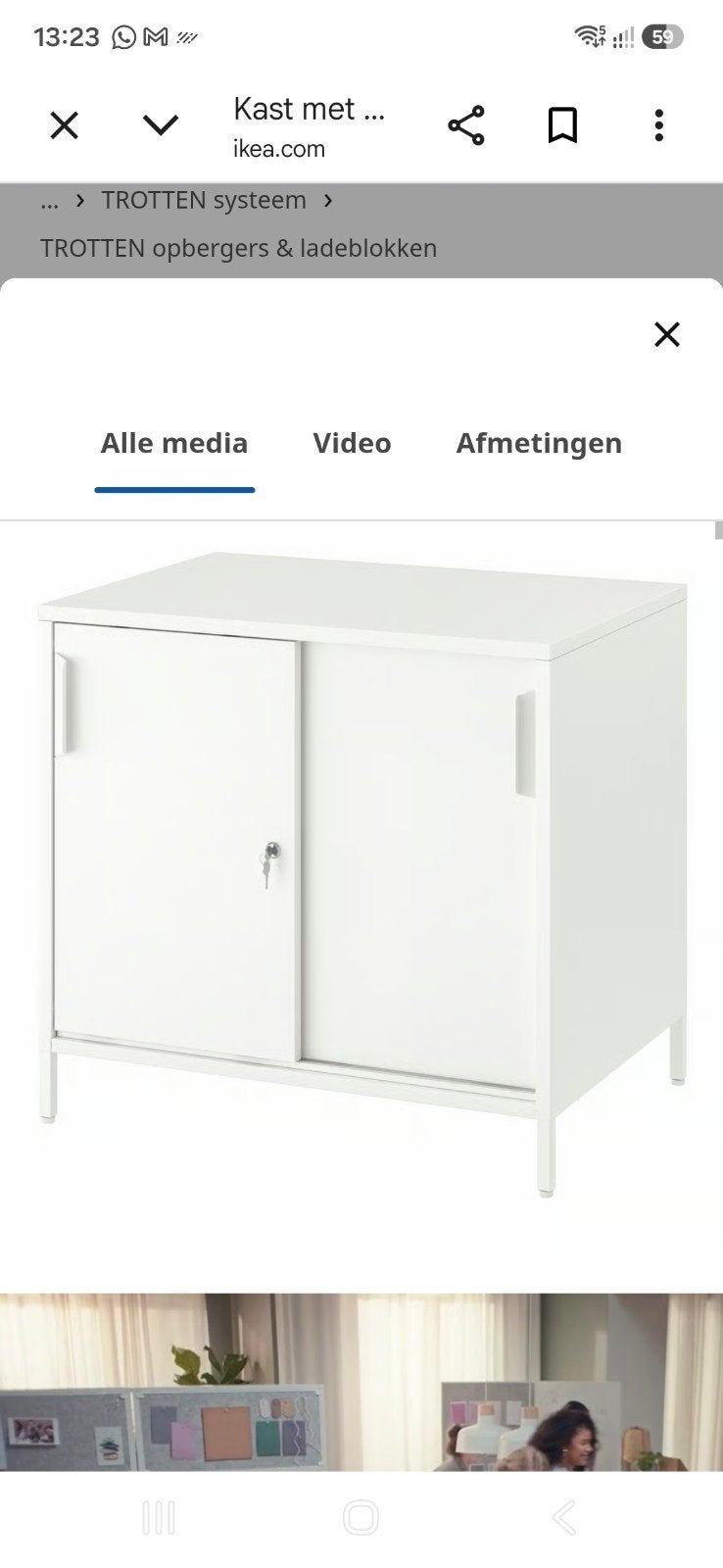 IKEA TROTTEN kastje - Nieuw in doos, Ophalen, Nieuw