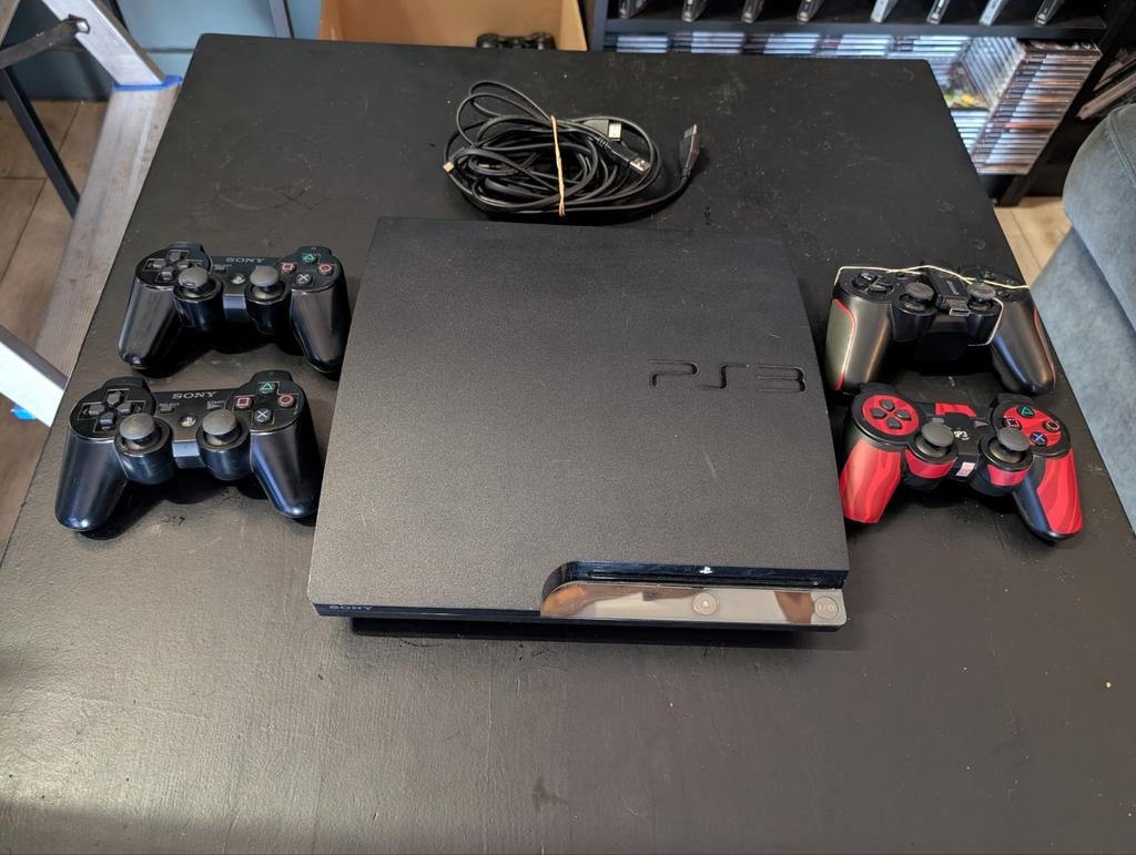 PlayStation 3, Spelcomputers en Games, Spelcomputers | Sony PlayStation 3, Ophalen of Verzenden, Niet werkend, Met 3 controllers of meer