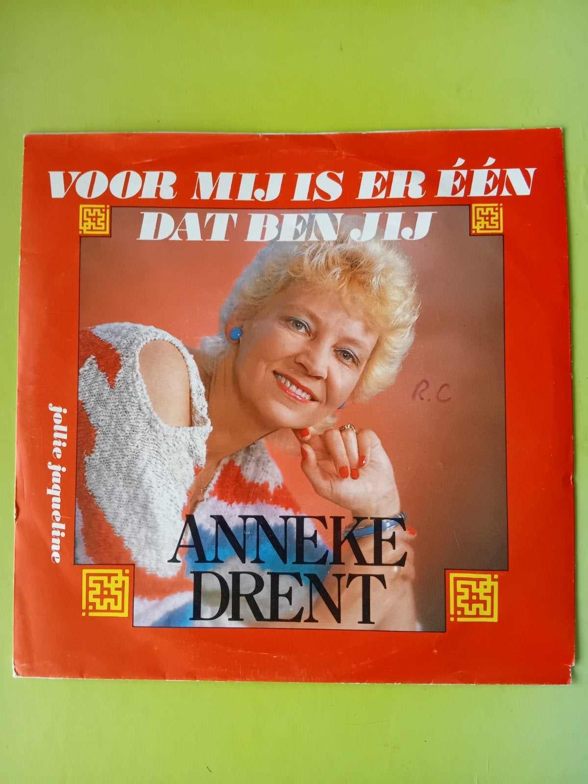 Anneke Drent - Voor Mij Is Er Eén Dat Ben Jij (Single), Gebruikt, 7 inch, Ophalen of Verzenden, Fotohoes