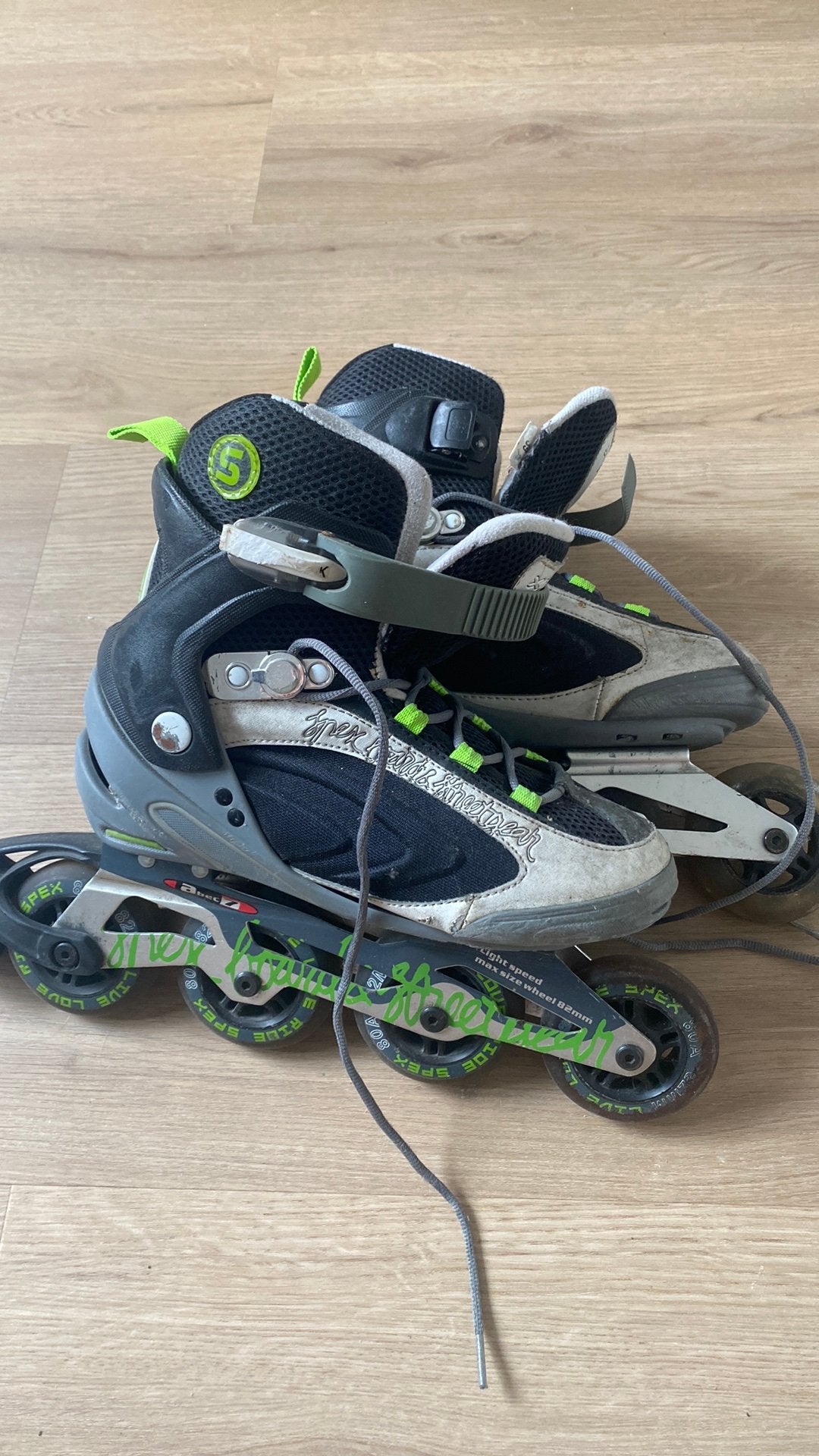 Skeelers maat 37/38, Gebruikt, Kinderen, Inline skates 4 wielen, Ophalen