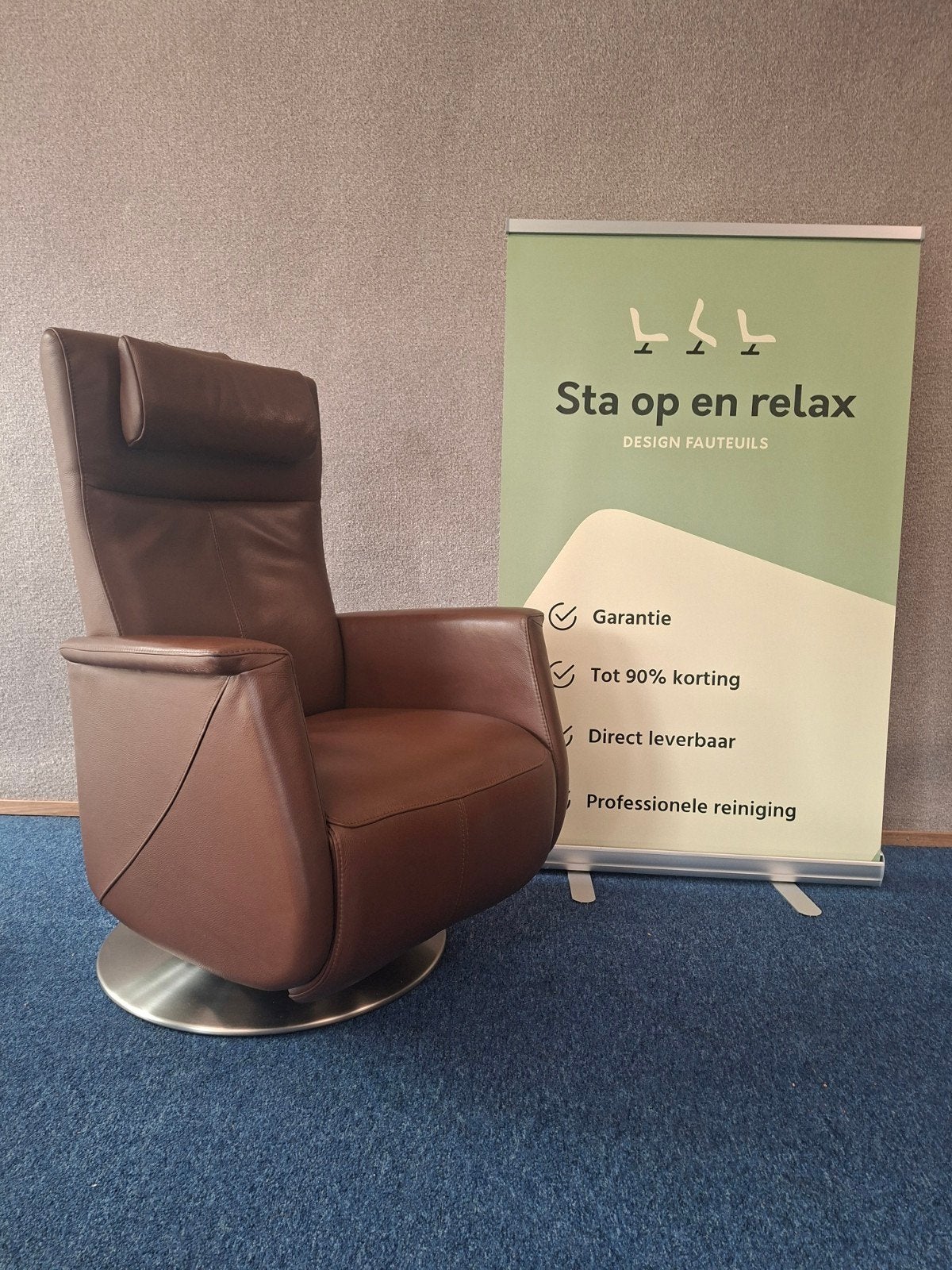 Sta op relax fauteuil Prominent Toscana Als nieuw Extra luxe, Hoofdstraat 60 Schijndel, Ophalen of Verzenden, Zo goed als nieuw