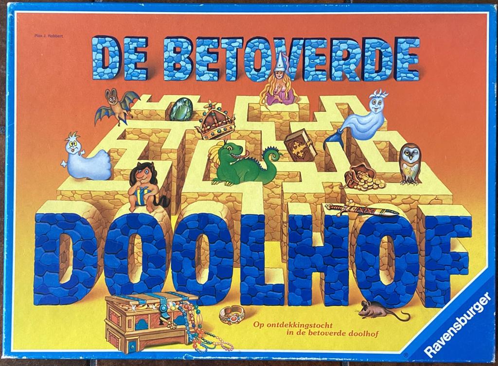 Het Betoverende Doolhof – vintage Ravensburger bordspel, Ophalen of Verzenden, Gebruikt