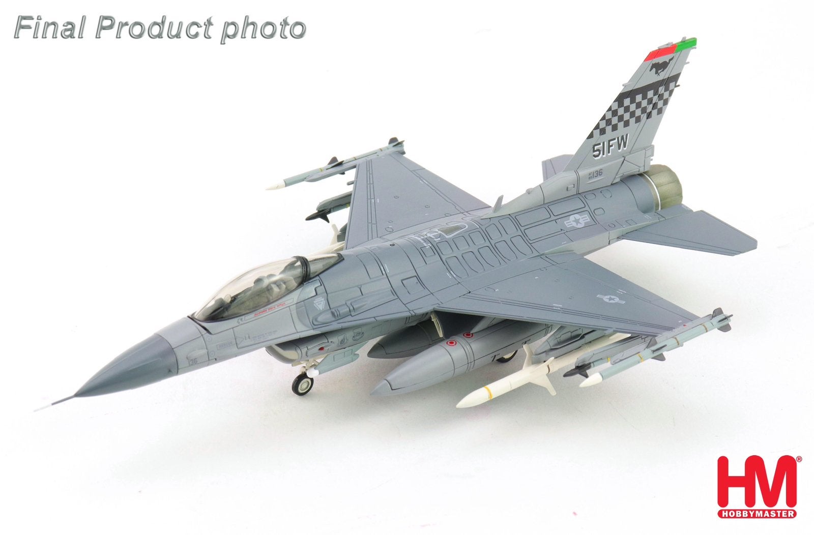Hobby Master HA38080 | Lockheed F-16C Fighting Falcon, Ophalen, Schaalmodel, Nieuw, Pilot Station