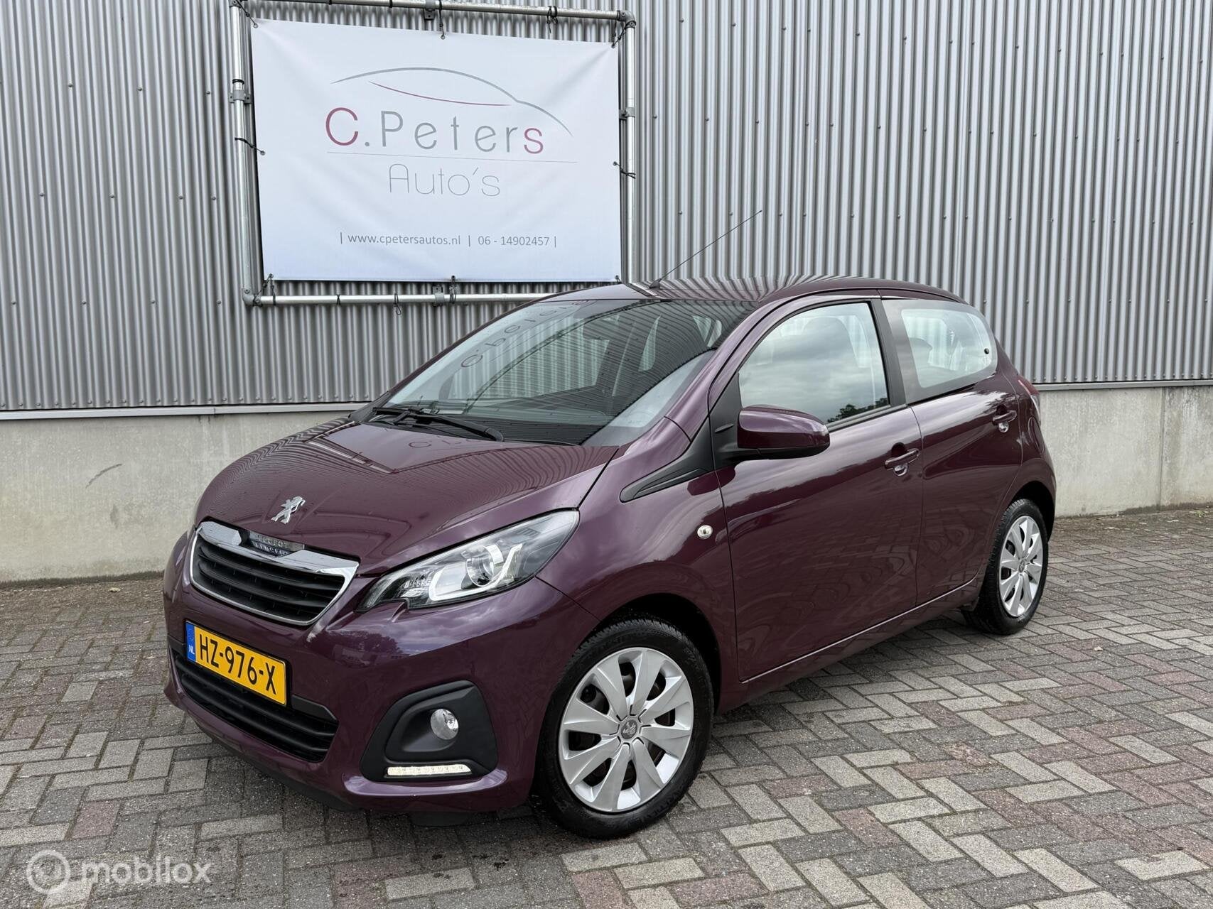 Peugeot 108 1.2 Puretech 82pk Allure 2016 / Bluetooth / Airc, Auto's, Voorwielaandrijving, Stof, Gebruikt, Euro 6