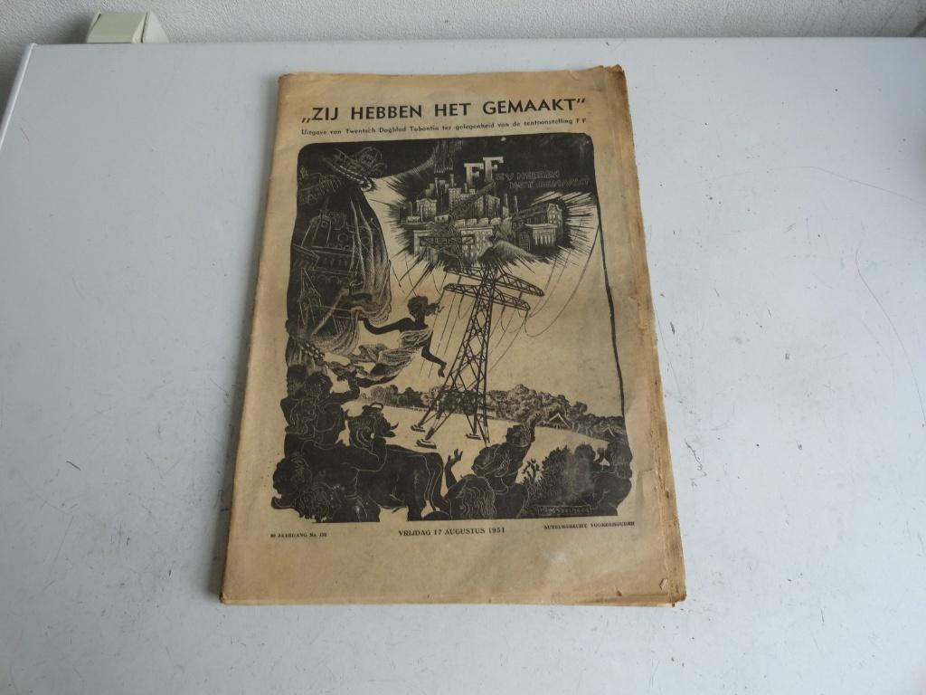 Zij hebben het gemaakt, Twents Dagblad Tubantia1951, Ophalen of Verzenden