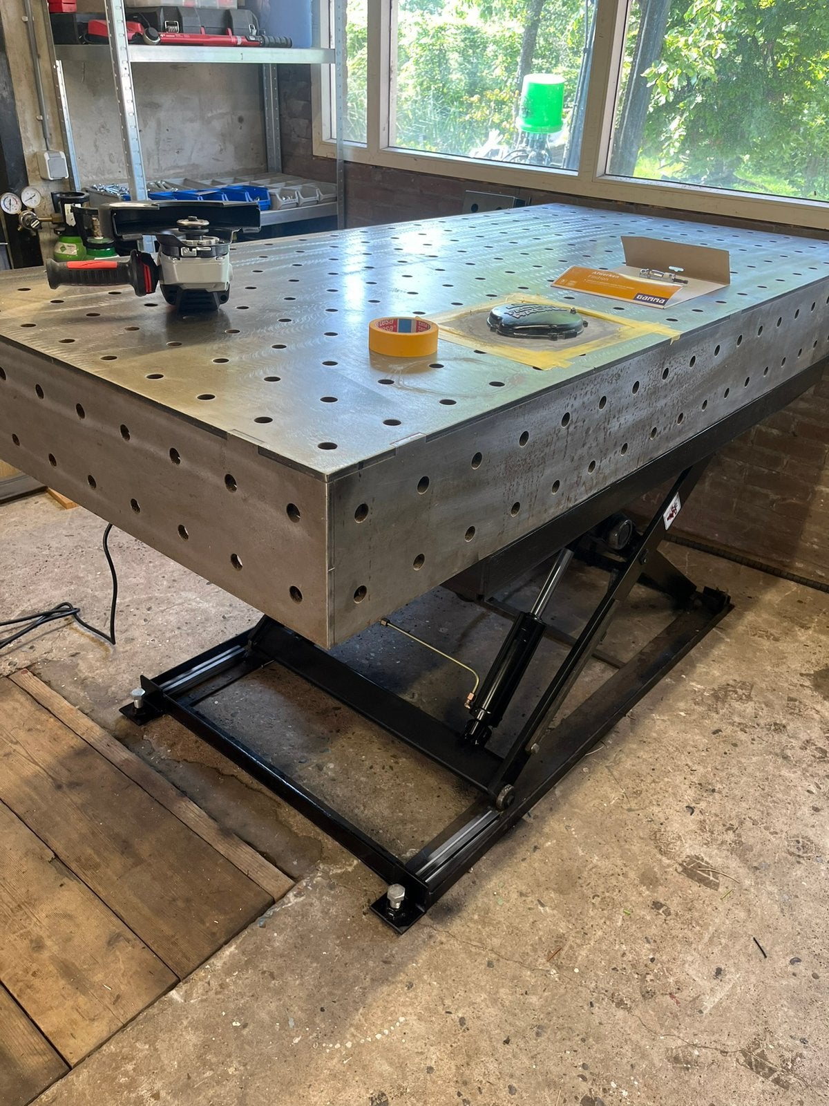 Lastafel hydraulisch 2000x1000, Ophalen, Zo goed als nieuw
