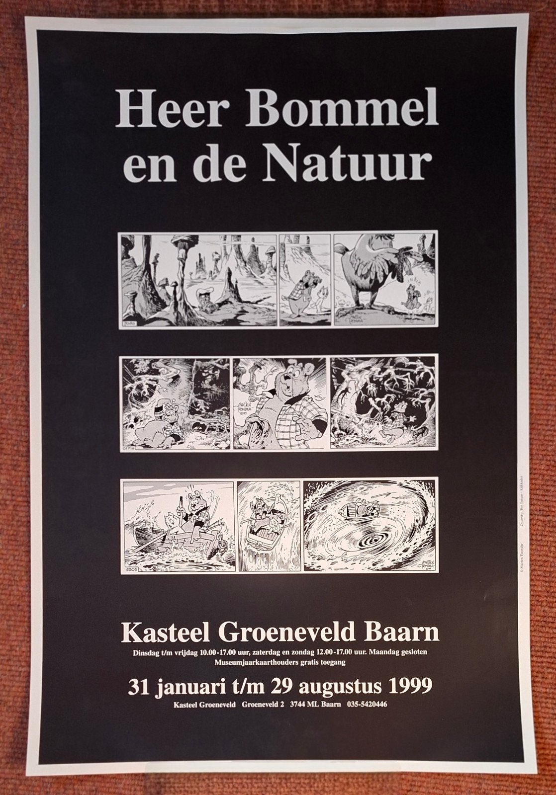 Heer Bommel affiche, Boeken, Eén stripboek, Ophalen of Verzenden, Zo goed als nieuw, Marten Toonder