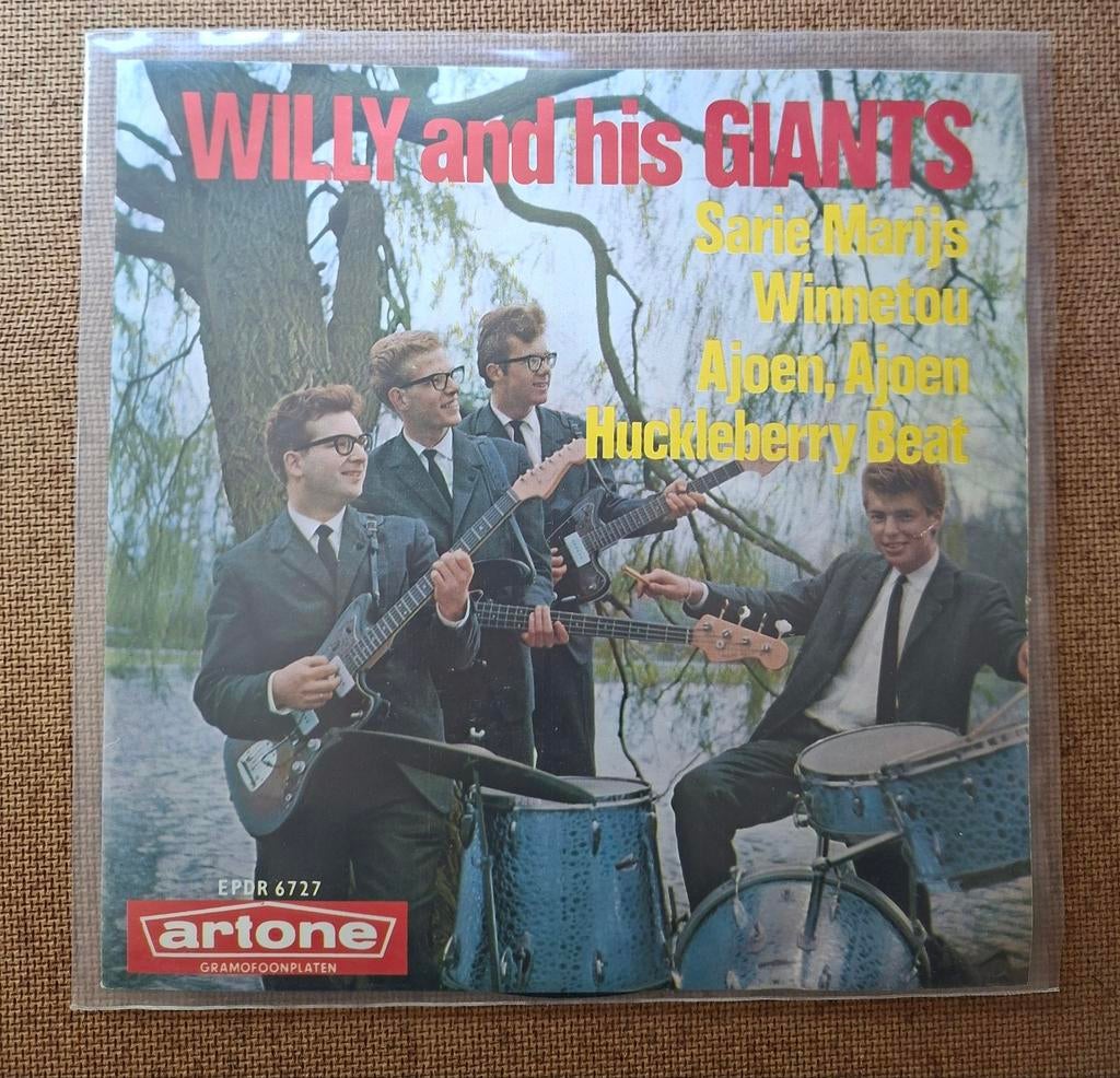 Willy and the Giants - EP - Sarie Marijs - TOP, Gebruikt, 7 inch, Single, Ophalen of Verzenden