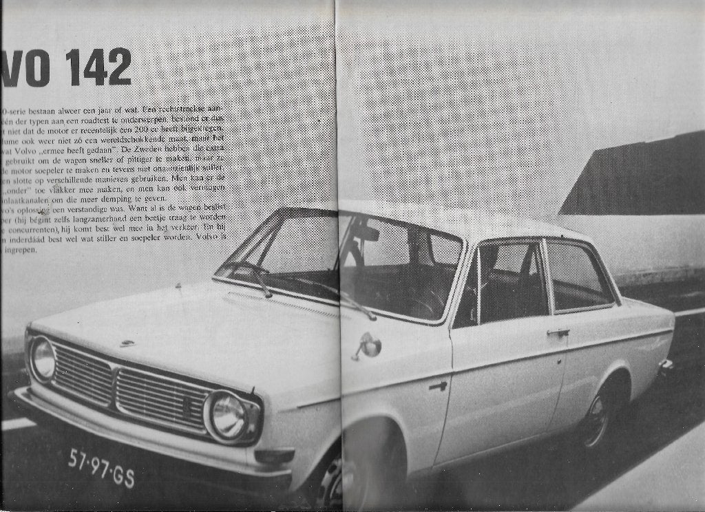 Roadtest VOLVO 142, Autovisie, 1969., Volvo, Nieuw, Ophalen of Verzenden, Autovisie