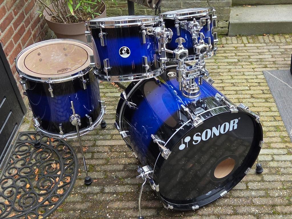 Sonor 3007 fusion shellset, Muziek en Instrumenten, Drumstellen en Slagwerk, Ophalen of Verzenden, Sonor