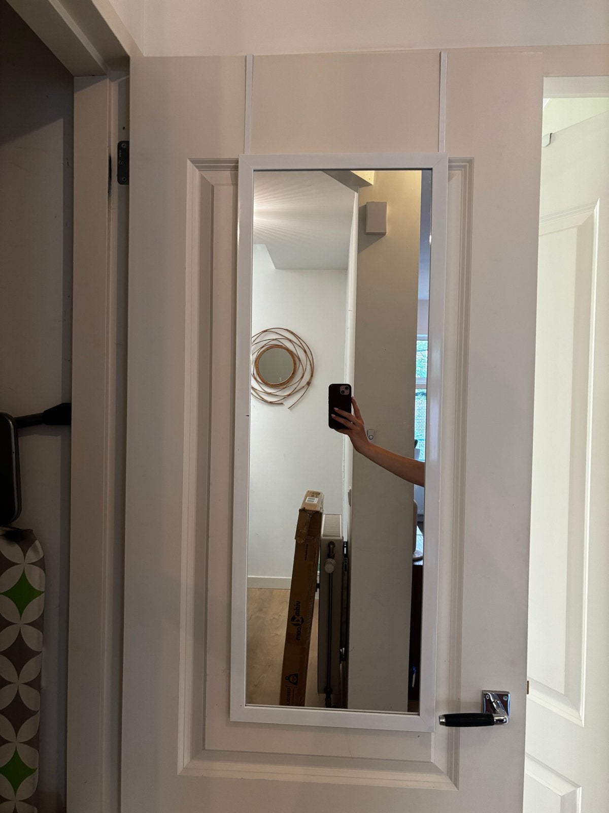 IKEA Deurspiegel met ophangsysteem, Ophalen, Minder dan 50 cm, Gebruikt, 100 tot 150 cm