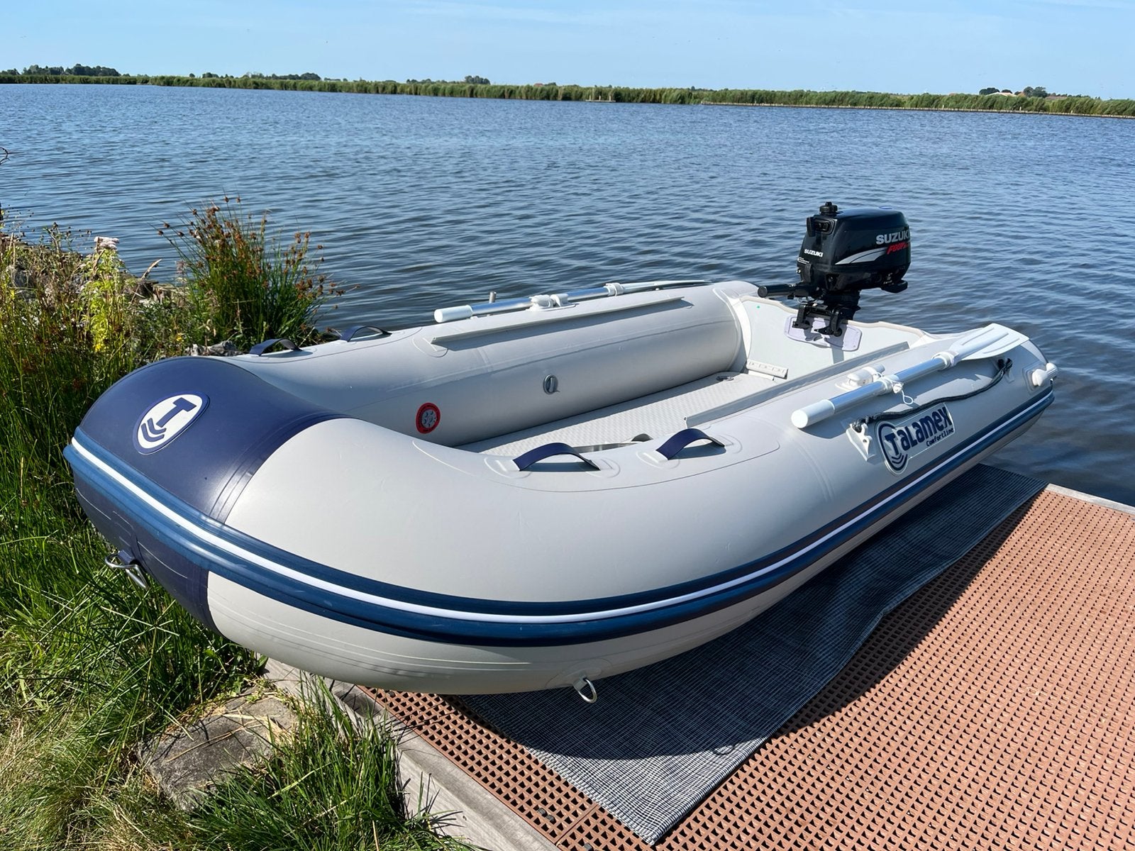 Zgan Talamex comfortline TLA300 rubberboot suzuki 6pk 4 takt, Watersport en Boten, Rubberboten, Ophalen, Peddels, PVC, 1 cm