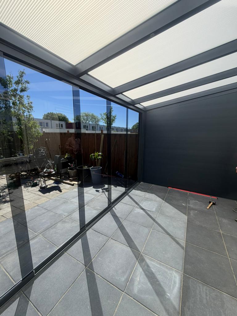 Glazenschuifwanden, Tuin en Terras, Overkappingen, Verzenden, Nieuw