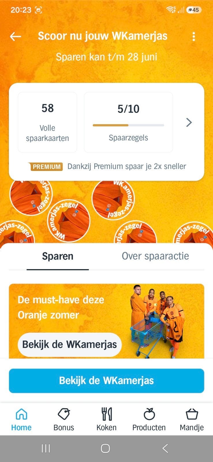 Ah Wk Badjas zegels digitaal, Ophalen, Winkel, Super of Benzinepomp, Volle spaarkaart