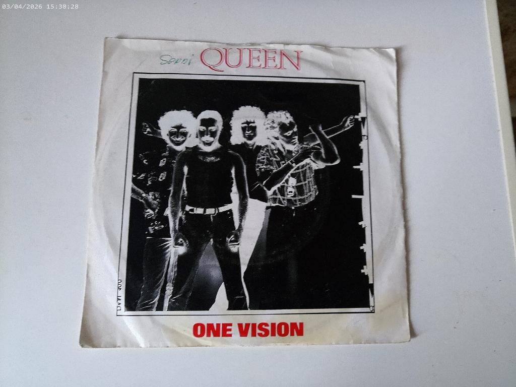 Queen - one Vision / Blurred Vision, Ophalen of Verzenden, Gebruikt, Rock en Metal