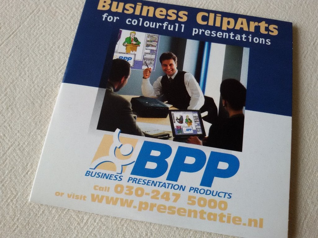 Vintage CD Business ClipArts for Colourfull Presentations, Ophalen of Verzenden, Zo goed als nieuw, Windows