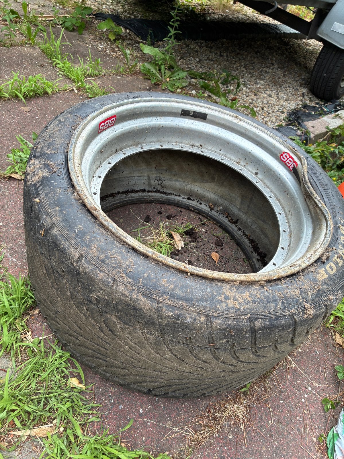 Race velg met regenband -, Ophalen, Gebruikt