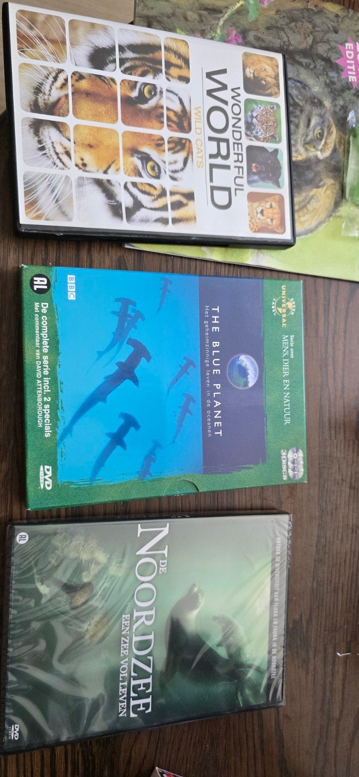 Natuur Documentaires 3x DVD, Gebruikt, Alle leeftijden, Nederlands, Natuur