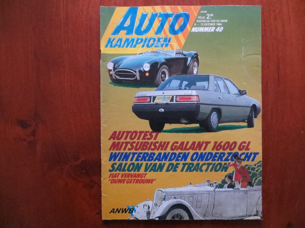 Autokampioen 40 1984 Mitsubishi Galant 1.6 GL, Traction, Ophalen of Verzenden, Nieuw, Mitsubishi