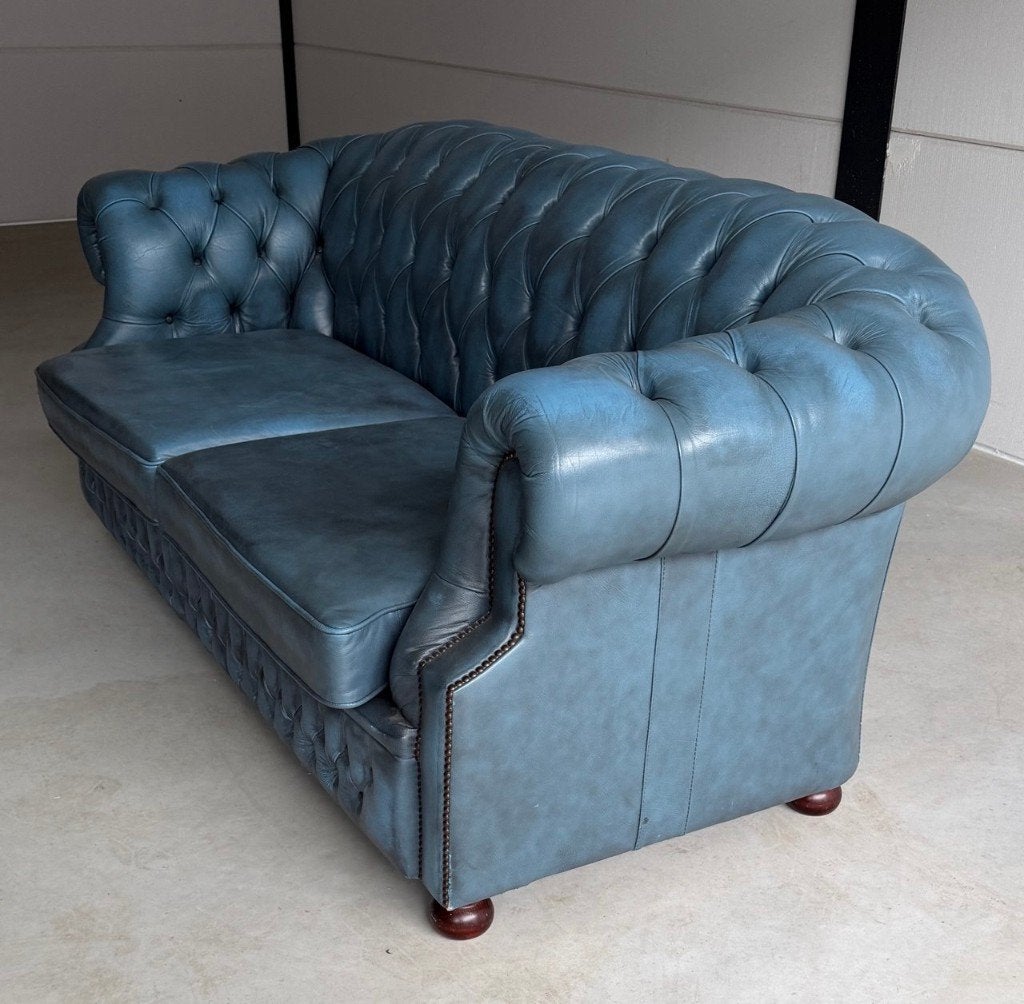 Chesterfield Winchester Furniture driezitsbank, Huis en Inrichting, Gebruikt, ., Driepersoons, Ophalen of Verzenden