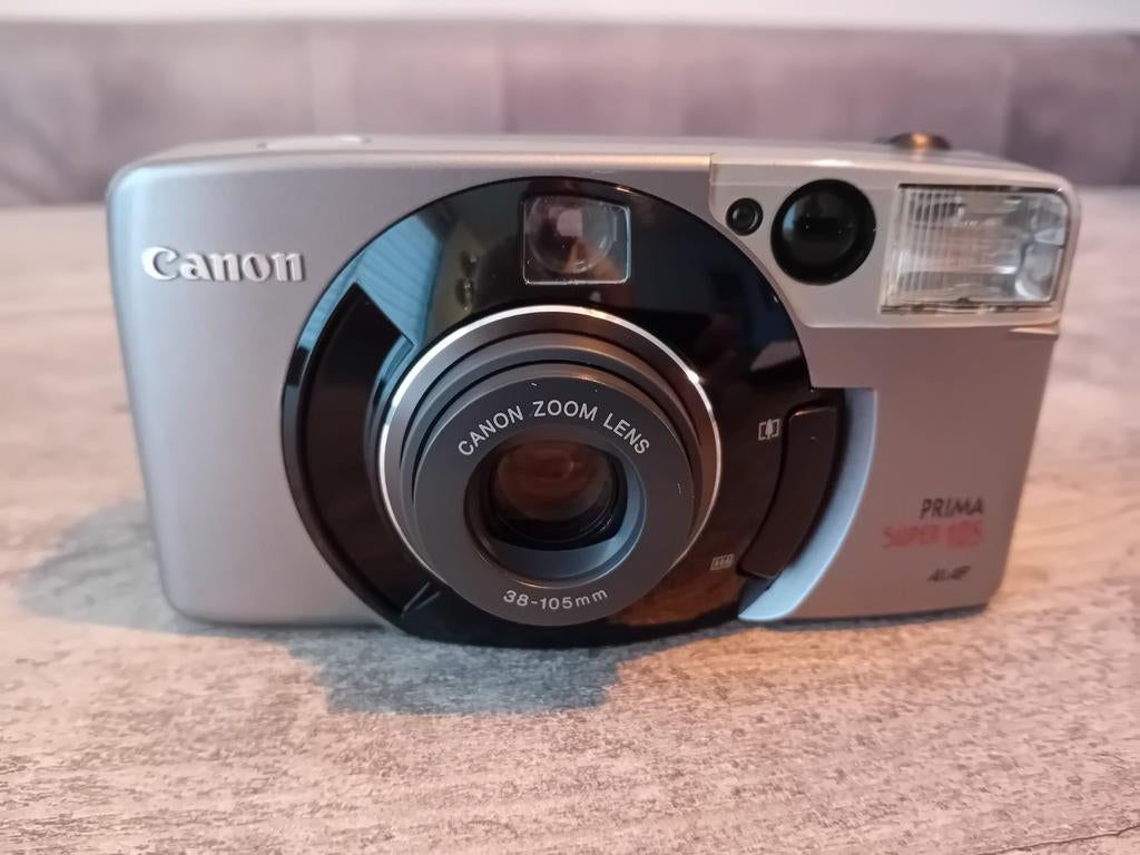 Canon Prima Super 105, Audio, Tv en Foto, Fotocamera's Analoog, Ophalen of Verzenden, Gebruikt, Compact, Canon