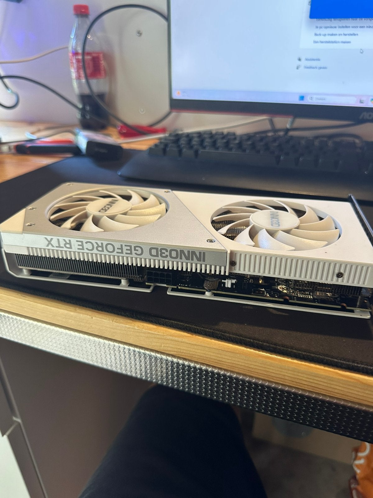 Inno3D RTX 4060 Ti 16GB White | Tested | Gaming GPU, Computers en Software, Videokaarten, GDDR6, PCI-Express 4, Ophalen of Verzenden