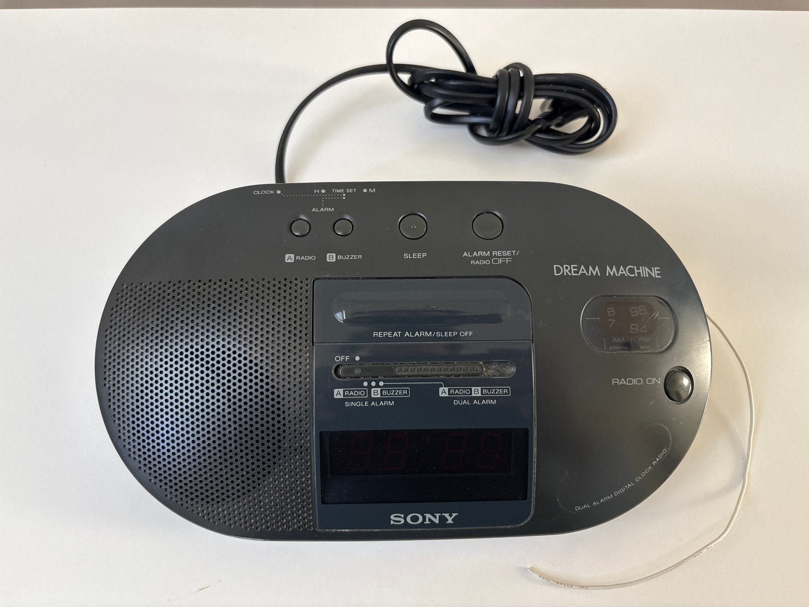 Sony Dream Machine ICF-C710 W wekkerradio, Ophalen of Verzenden, Gebruikt, Radio