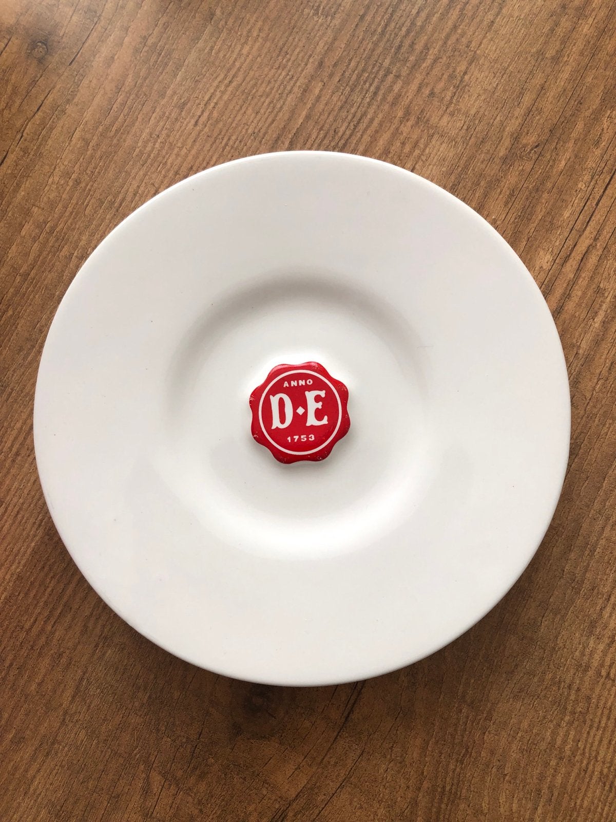 Bordje / schotel van Douwe Egberts, Ophalen, Overige merken, Modern, Porselein