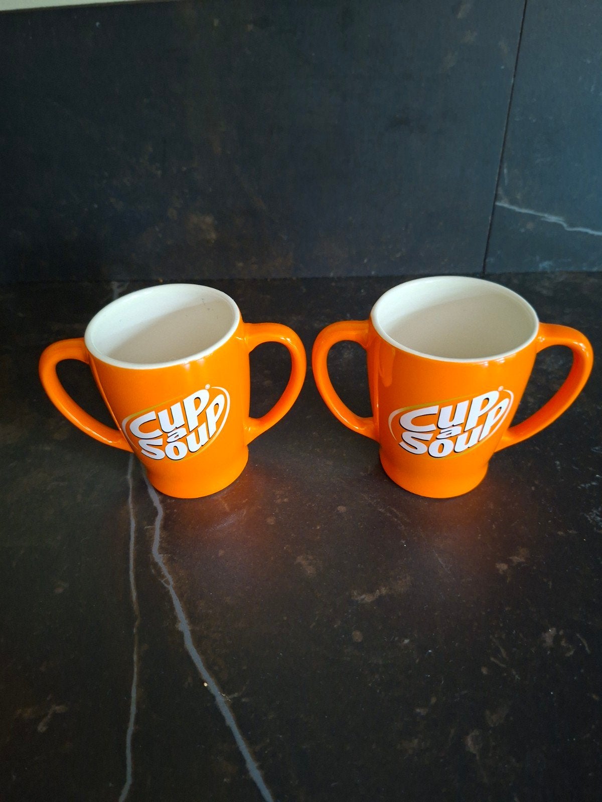 Vintage Cup a Soup Mokken Oranje - Jaren '80/'90, Ophalen of Verzenden
